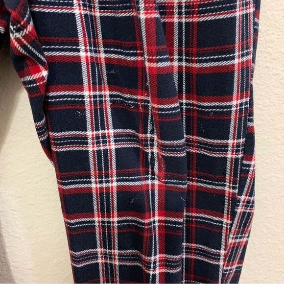 Nautica Flannel Pajama Pants Men’s M Red White Blue Plaid Pockets. - Picture 13 of 13